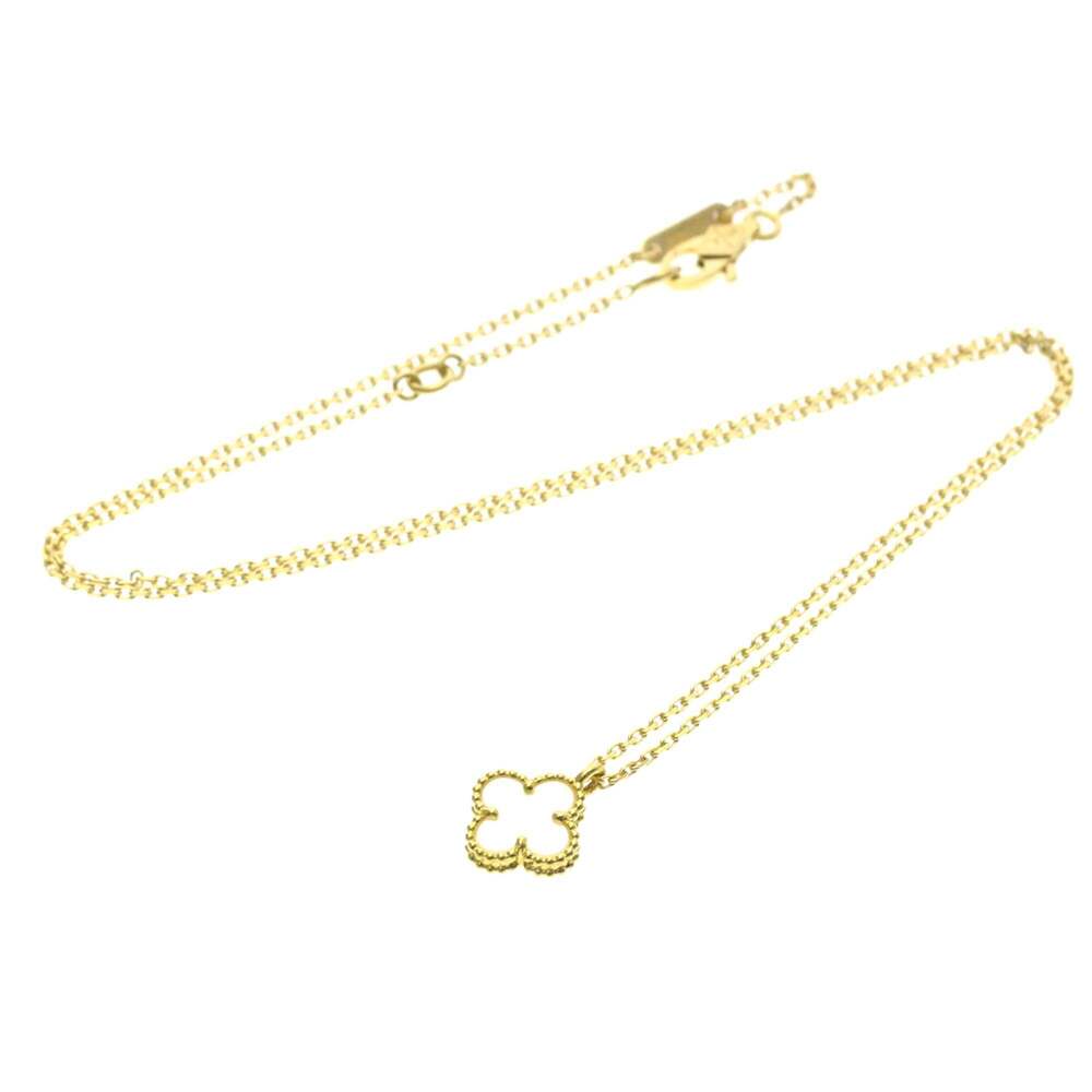 Van Cleef & Arpels Sweet Alhambra Pendant 18K Yellow Gold and Mother of Pearl